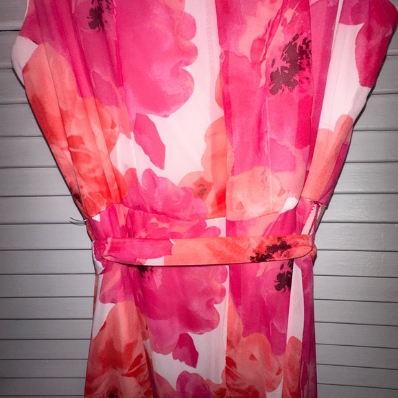 Ny Collection Petite,Maxi Dresses,Floral Dress,size PM - Picture 6 of 9
